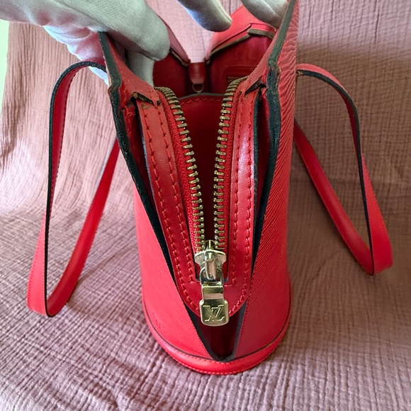 Louis Vuitton Saint Jacques GM bag & wallet in red EPI leather - Picture 8 of 16